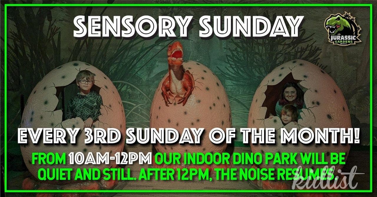 SUPER Sensory Sunday at Jurassic Gardens & Volo Museum!
