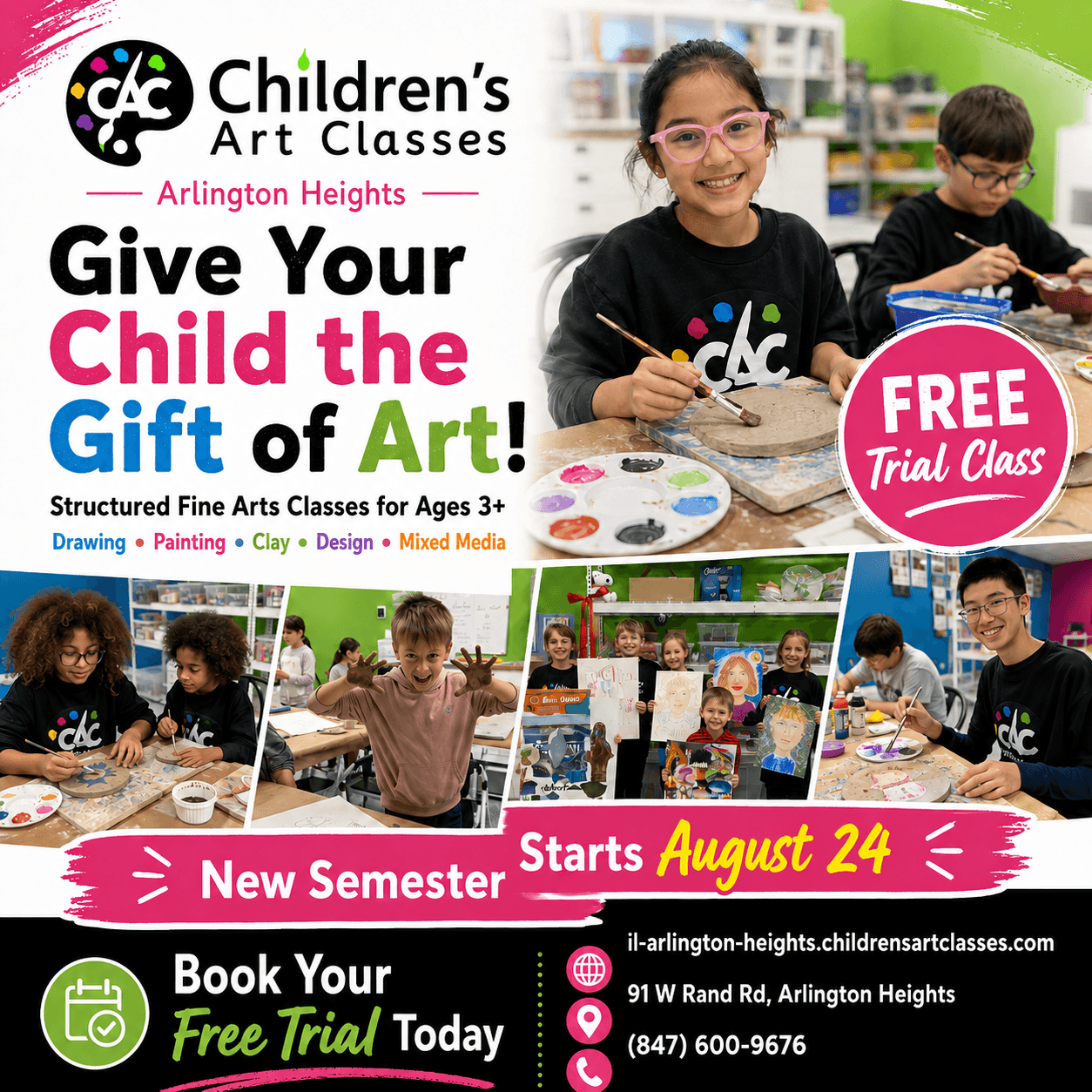Children's Art Classes of Arlington Heights