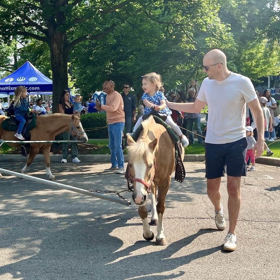 Gathering on the Green in Western Springs