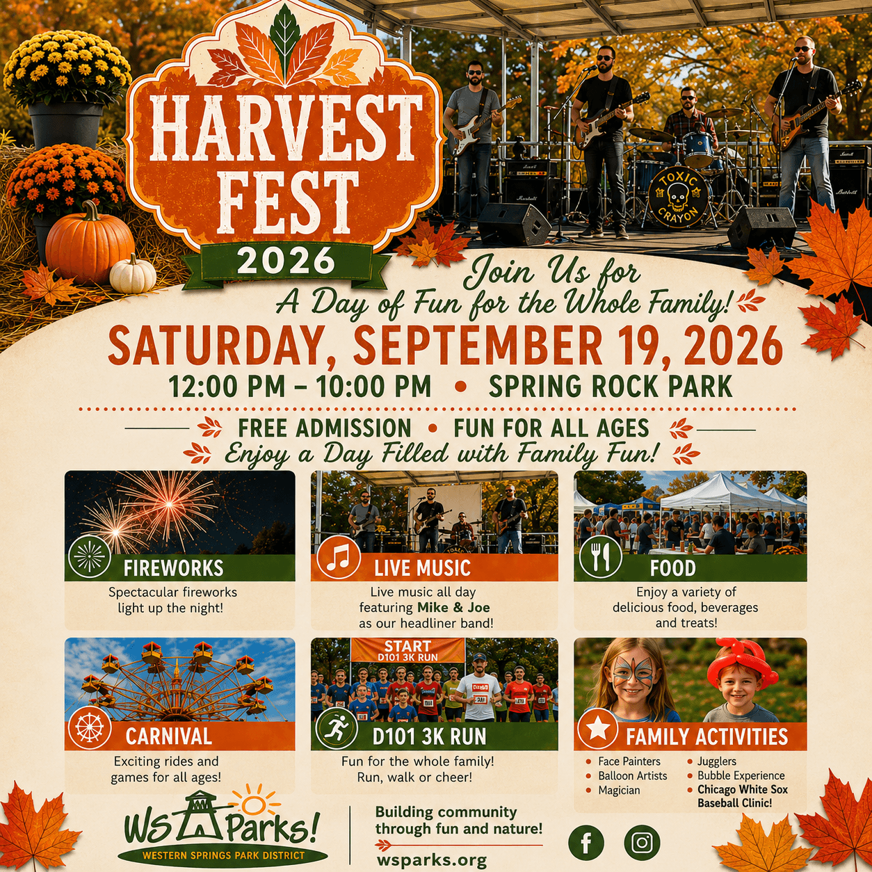 Harvest Fest at Spring Rock Park