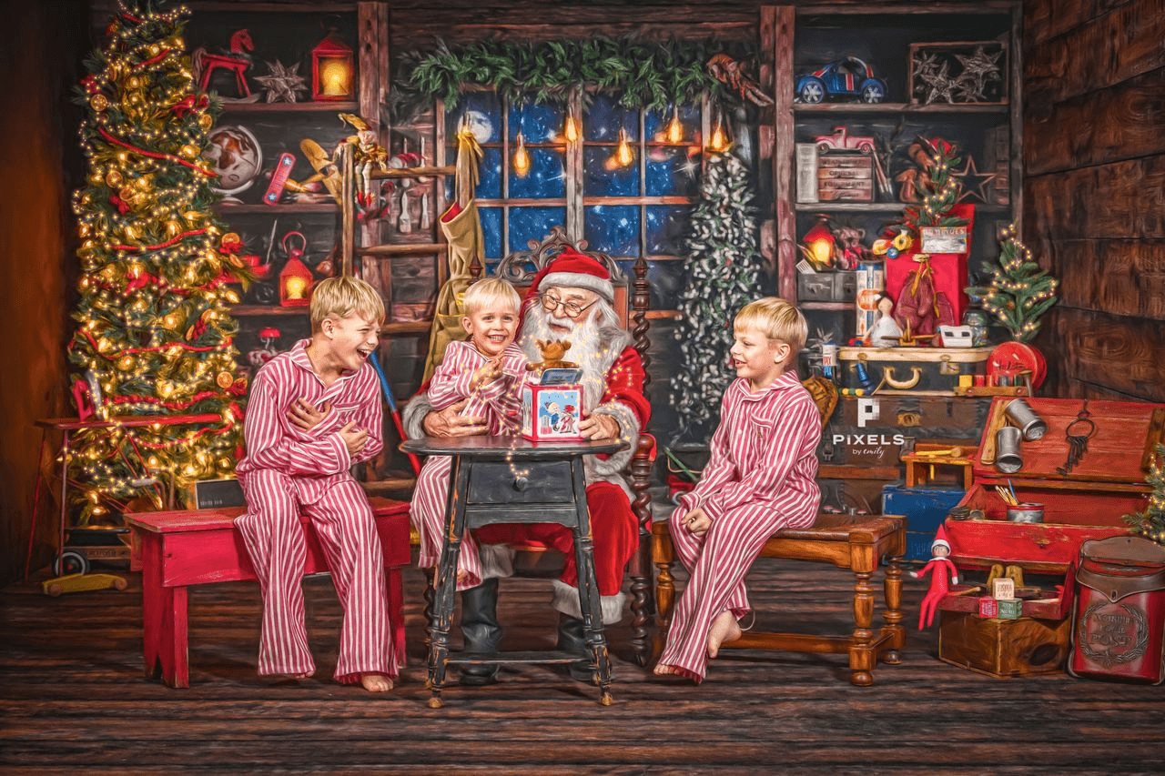 Magical Santa Experience with Pixels by Emily