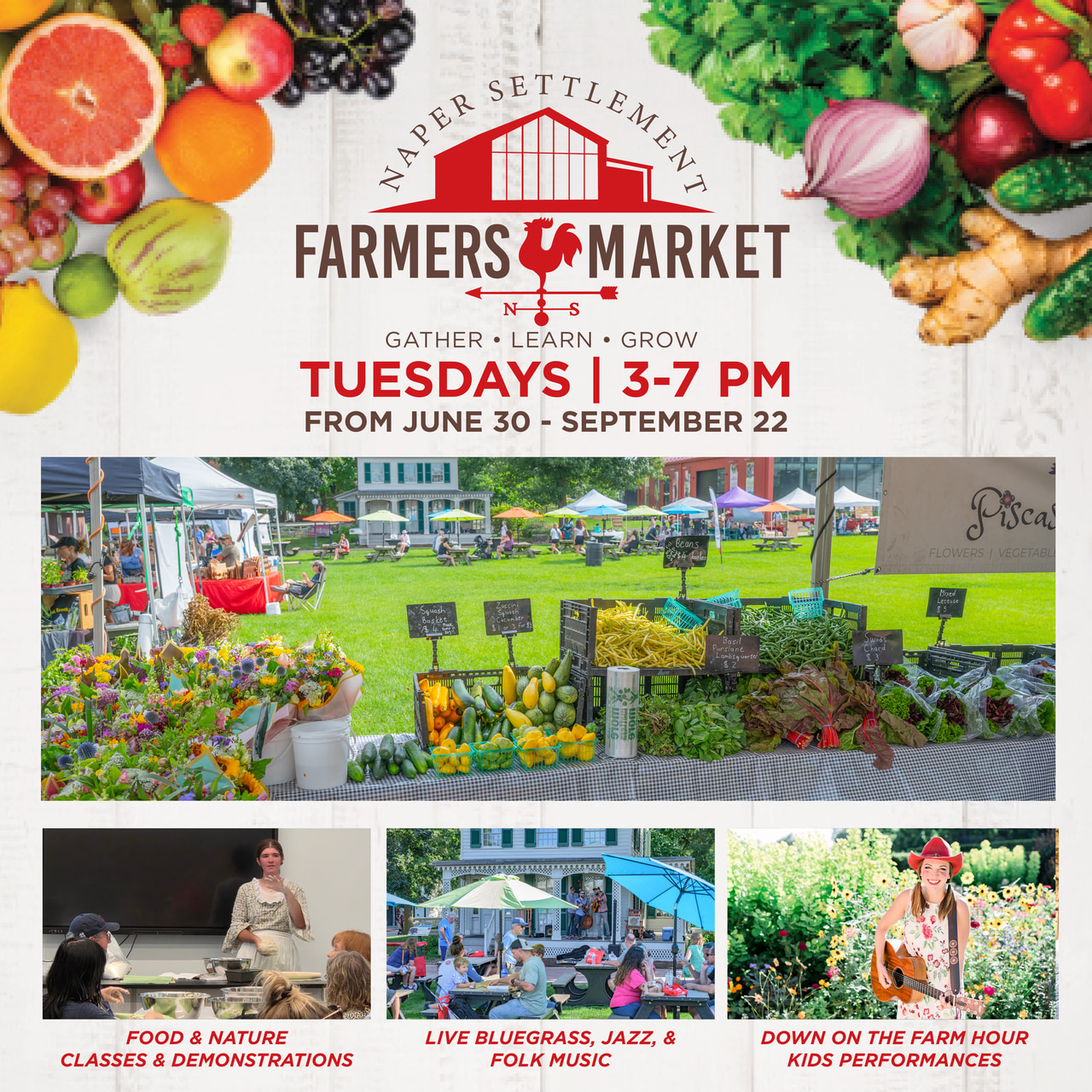 Naper Settlement's Farmers Market