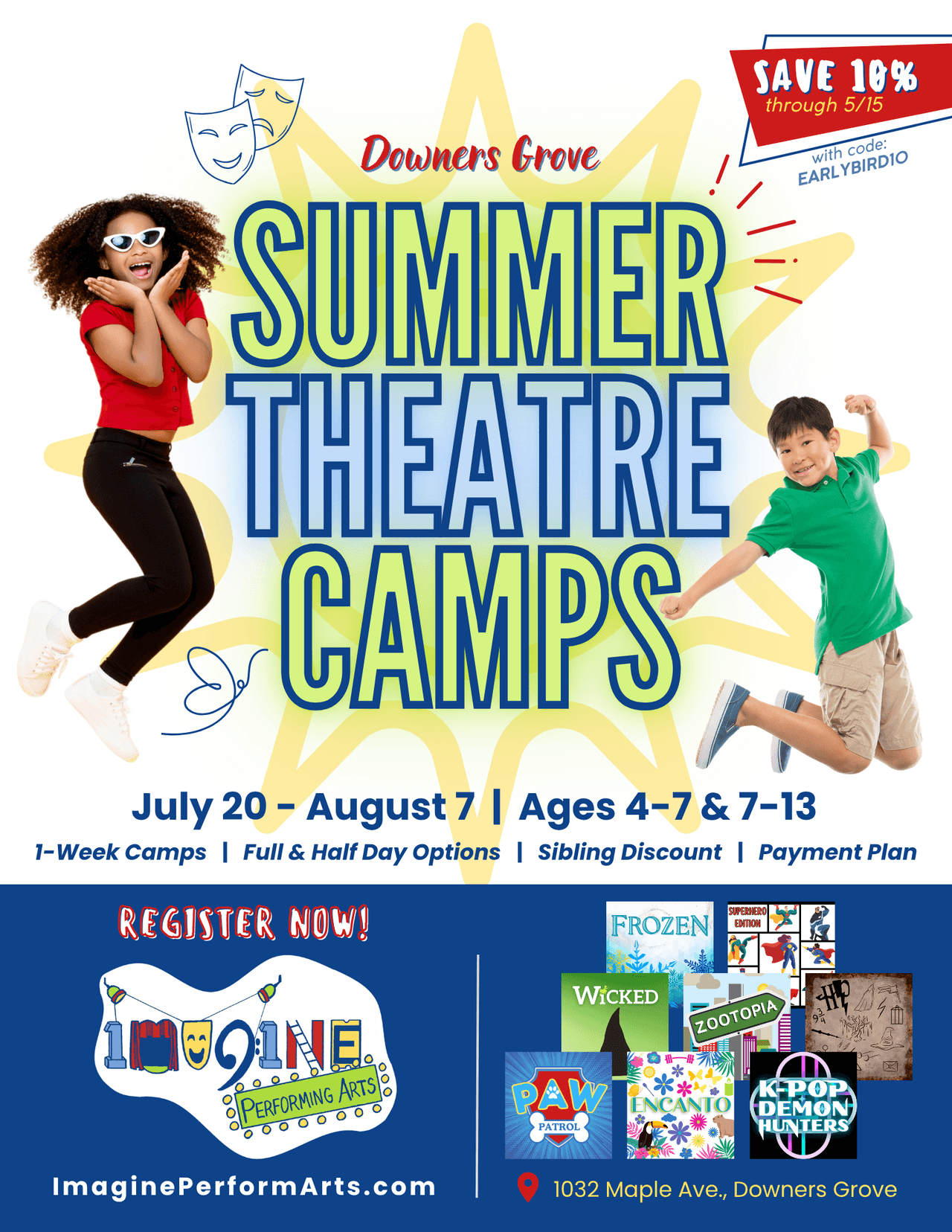 Theater Camp at Imagine Performing Arts